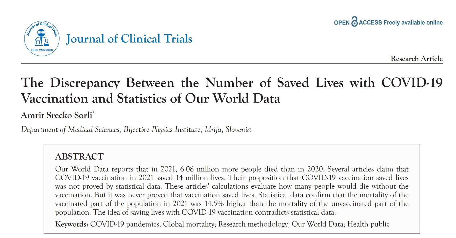 Journal of Clinical Trials 